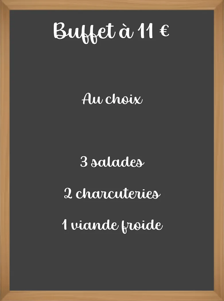 buffet 11 €