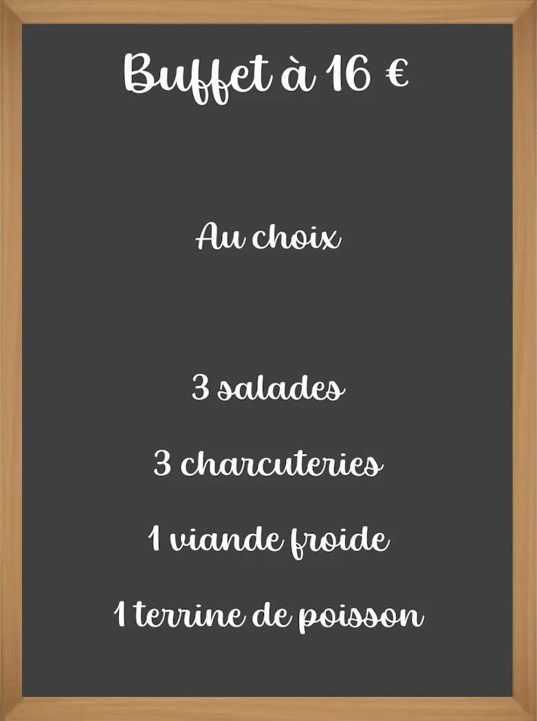 buffet 16 €